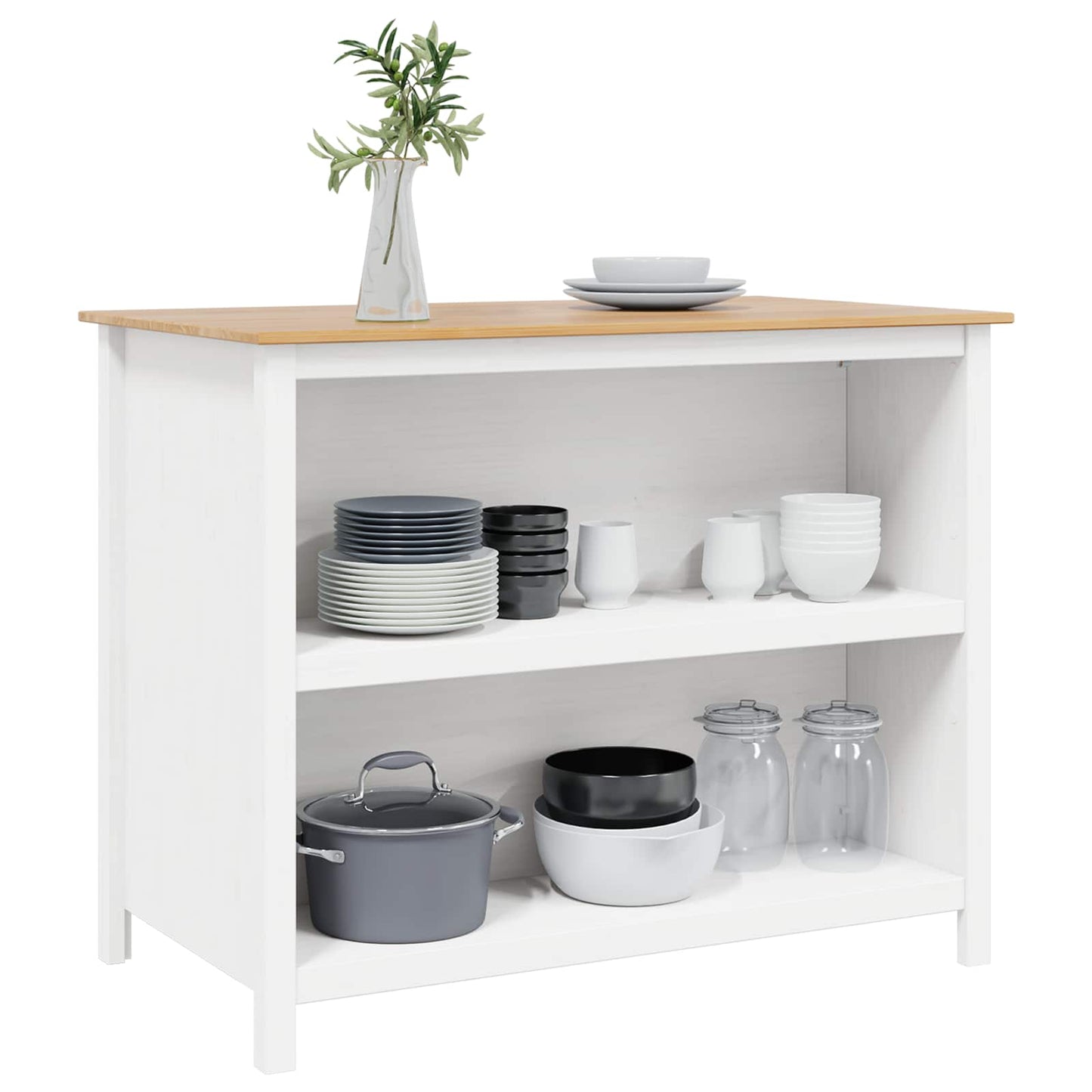 Isle Cucina Hill Bianco 112 X 66 X 90 Cm