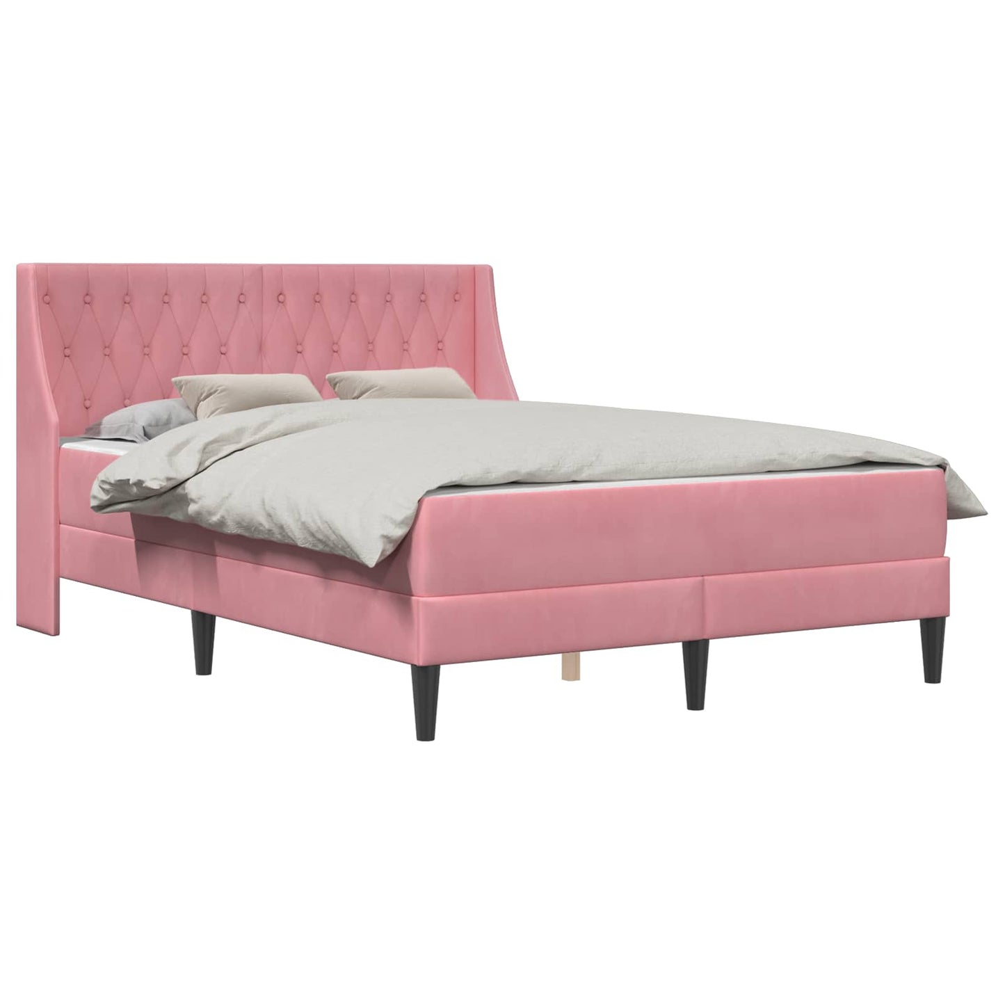 Struttura Letto Con Materasso Velluto