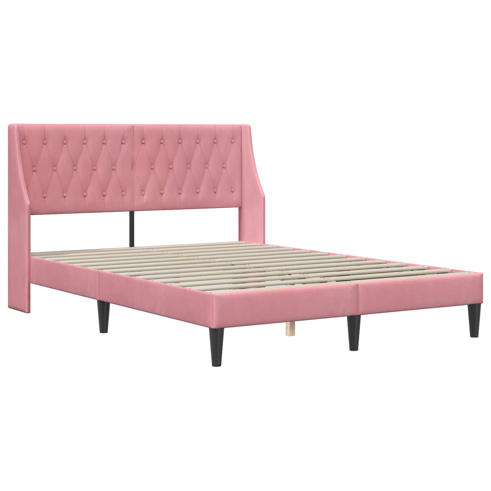 Struttura Letto Con Materasso Velluto