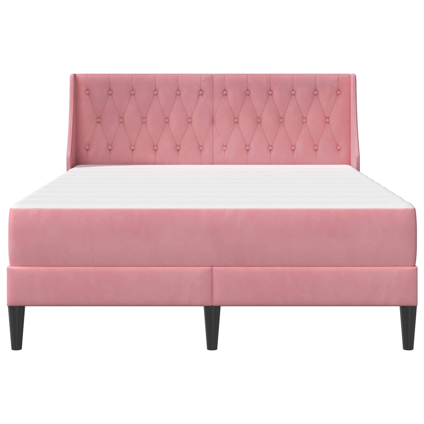 Struttura Letto Con Materasso Velluto