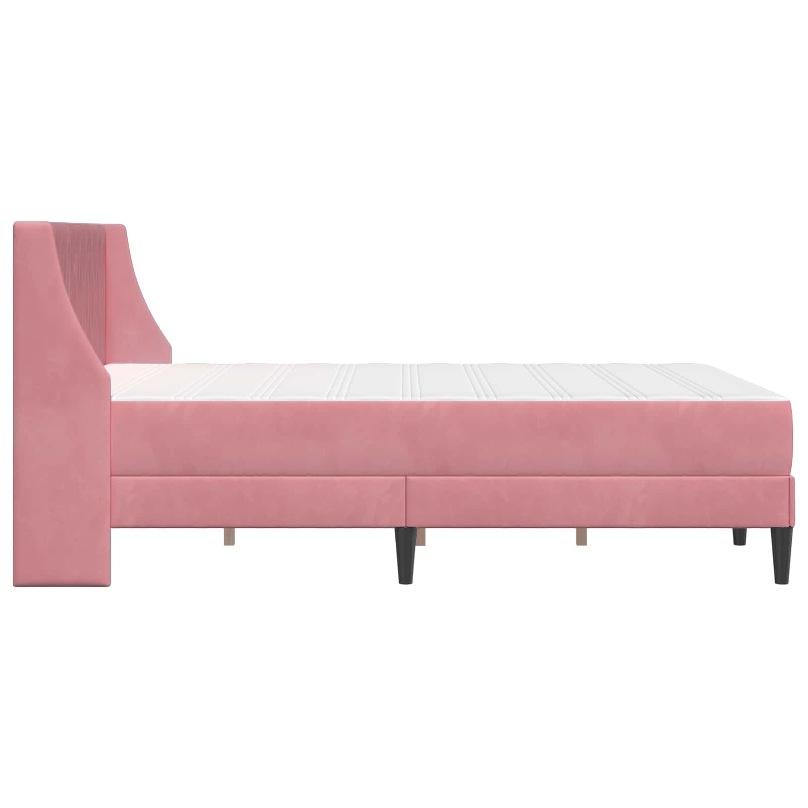 Struttura Letto Con Materasso Velluto