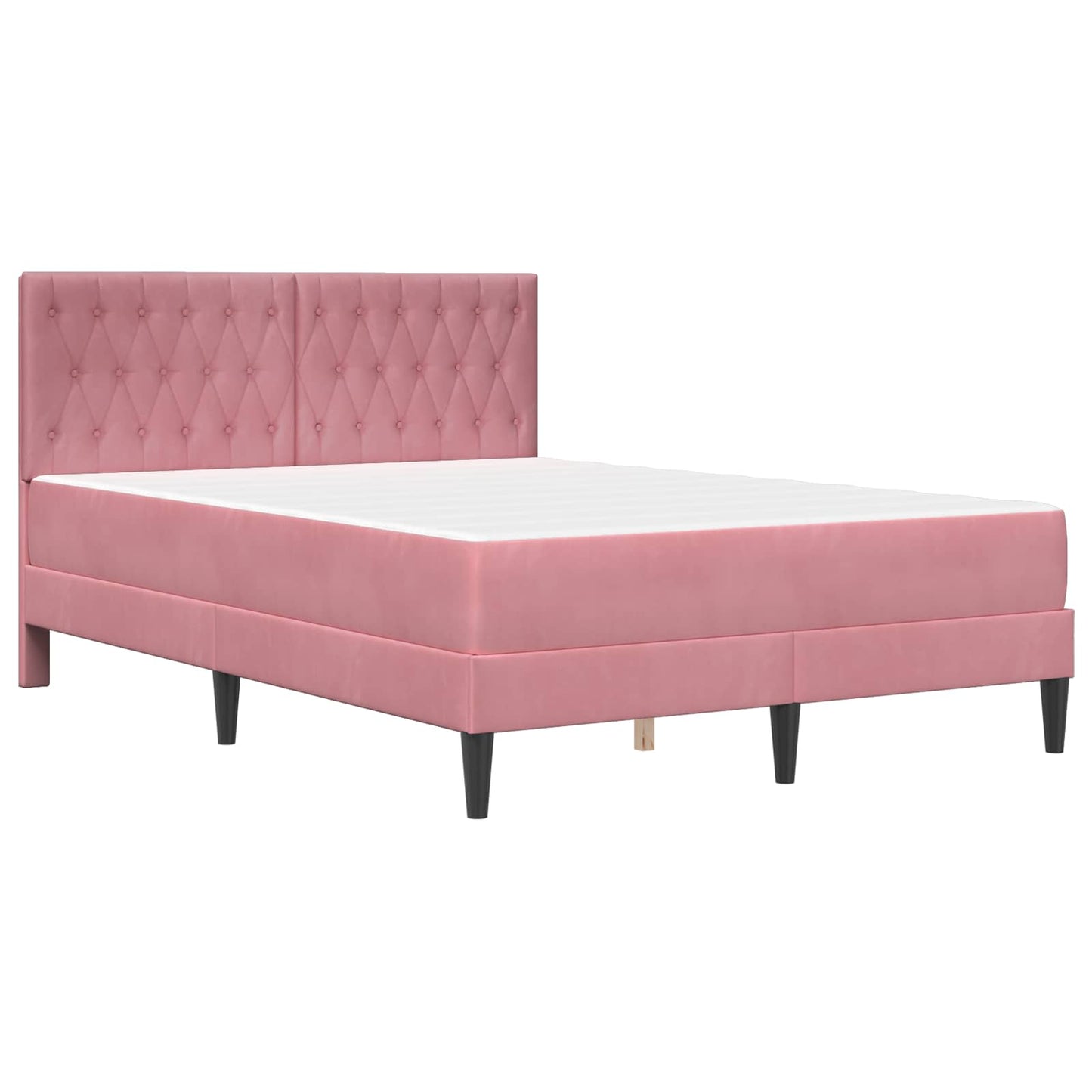 Struttura Letto Con Materasso  Velluto