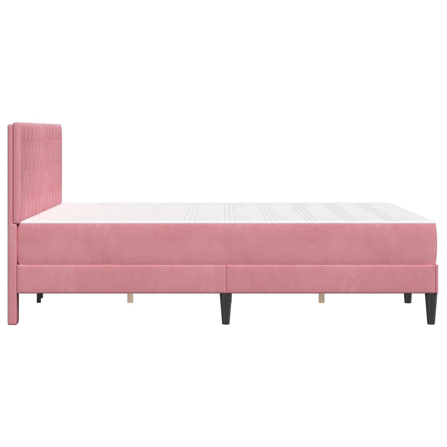Struttura Letto Con Materasso  Velluto