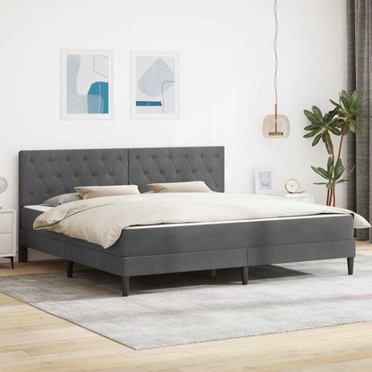 Struttura Letto Con Materasso  Velluto