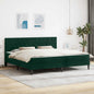 Struttura Letto Con Materasso  Velluto