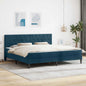 Struttura Letto Con Materasso  Velluto