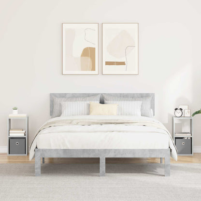 Comodino Rovere Fumé 35 X 32 X 68,5 Cm Legno Multistrato