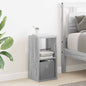 Comodino Rovere Fumé 35 X 32 X 68,5 Cm Legno Multistrato