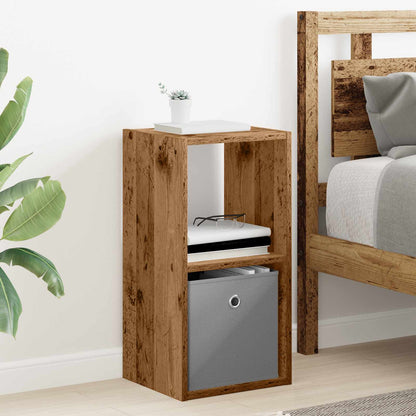 Comodino Rovere Fumé 35 X 32 X 68,5 Cm Legno Multistrato