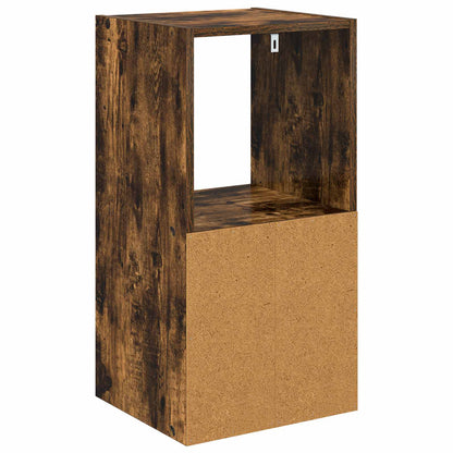 Comodino Rovere Fumé 35 X 32 X 68,5 Cm Legno Multistrato