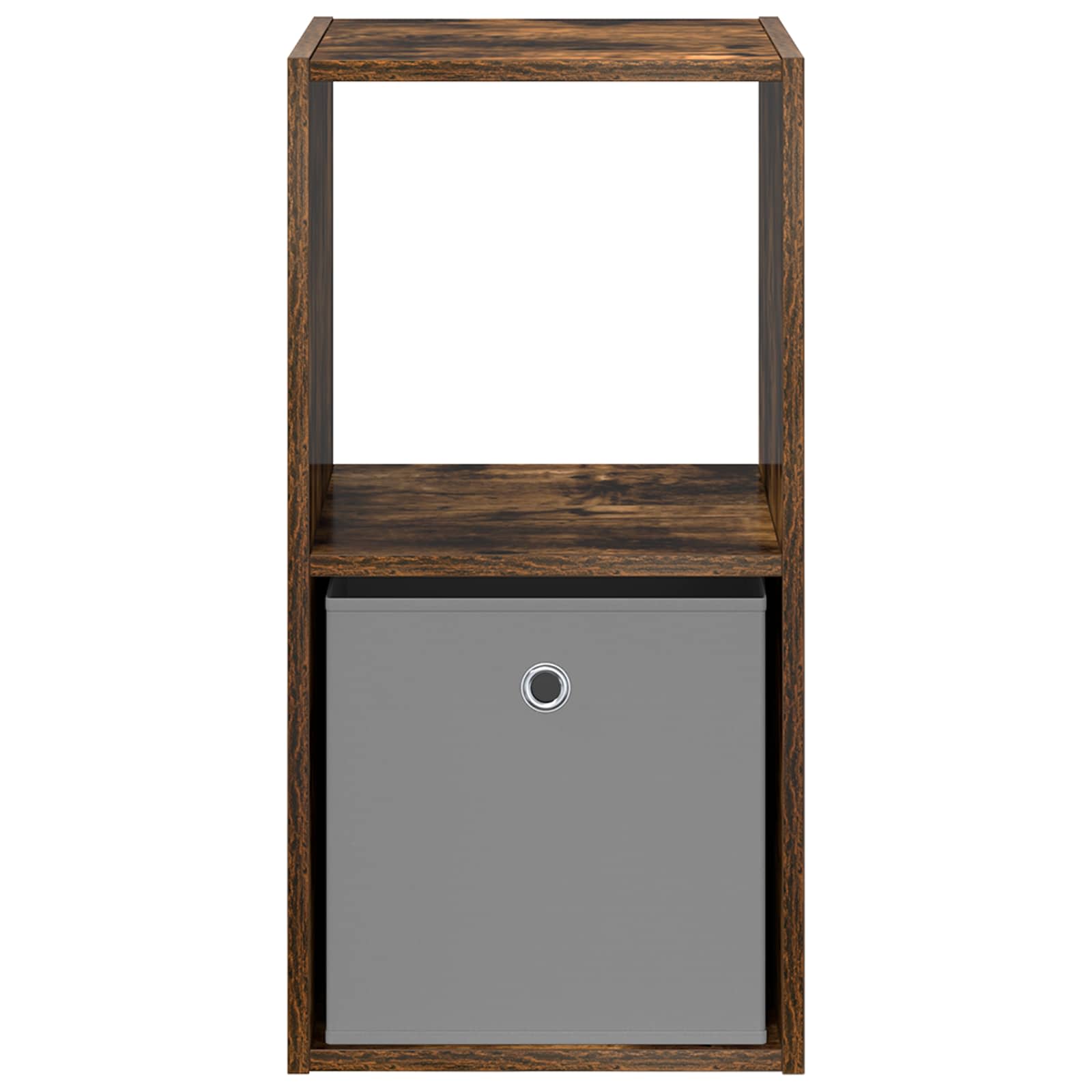 Comodino Rovere Fumé 35 X 32 X 68,5 Cm Legno Multistrato