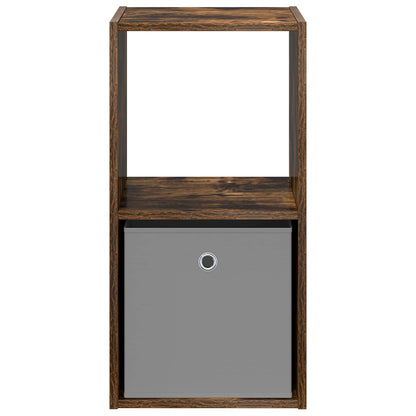 Comodino Rovere Fumé 35 X 32 X 68,5 Cm Legno Multistrato