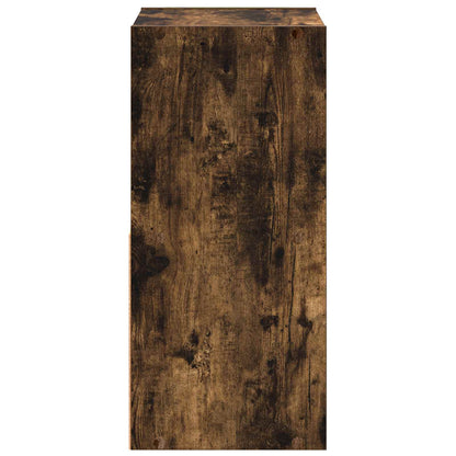 Comodino Rovere Fumé 35 X 32 X 68,5 Cm Legno Multistrato