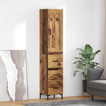Credenza 34,5X34X180 Cm In Legno Multistrato
