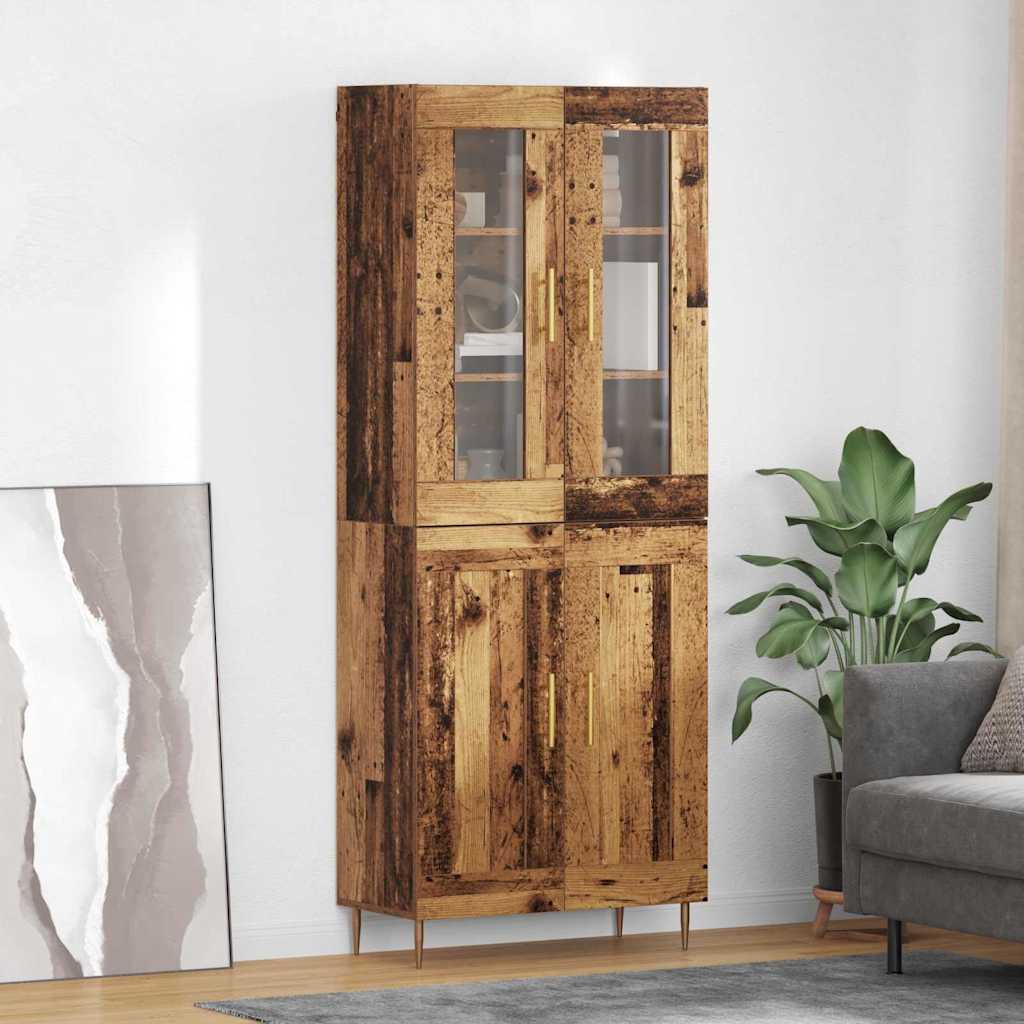 Credenza 69,5X34X180 Cm In Legno Multistrato