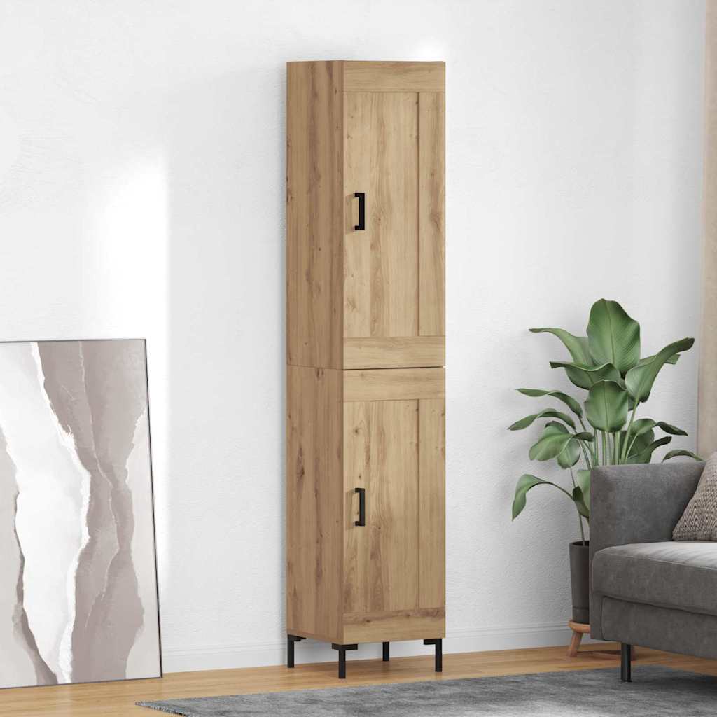 Credenza 34,5X34X180 Cm In Legno Multistrato