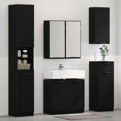 Set Mobili Da Bagno 4 Pz In Legno Multistrato