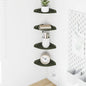 Mensola Sospesa Con Lo Scaffale 4 Pcs 30 X 30 X 2 Cm