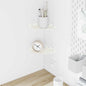 Mensola Sospesa Con Lo Scaffale 4 Pcs 30 X 30 X 2 Cm