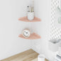 Mensola Sospesa Con Lo Scaffale 4 Pcs 30 X 30 X 2 Cm