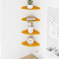 Mensola Sospesa Con Lo Scaffale 4 Pcs 30 X 30 X 2 Cm