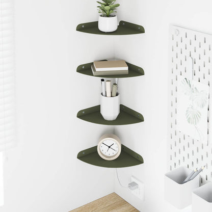 Mensola Sospesa Con Lo Scaffale 4 Pcs 30 X 30 X 2 Cm