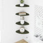 Mensola Sospesa Con Lo Scaffale 4 Pcs 30 X 30 X 2 Cm