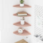 Mensola Sospesa Con Lo Scaffale 4 Pcs 30 X 30 X 2 Cm
