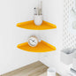 Mensola Sospesa Con Lo Scaffale 4 Pcs 30 X 30 X 2 Cm