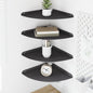 Mensola Sospesa Con Lo Scaffale 4 Pcs 30 X 30 X 2 Cm