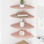 Mensola Sospesa Con Lo Scaffale 4 Pcs 30 X 30 X 2 Cm