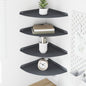 Mensola Sospesa Con Lo Scaffale 4 Pcs 30 X 30 X 2 Cm