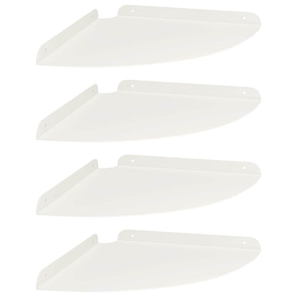 Mensola Sospesa Con Lo Scaffale 4 Pcs 30 X 30 X 2 Cm