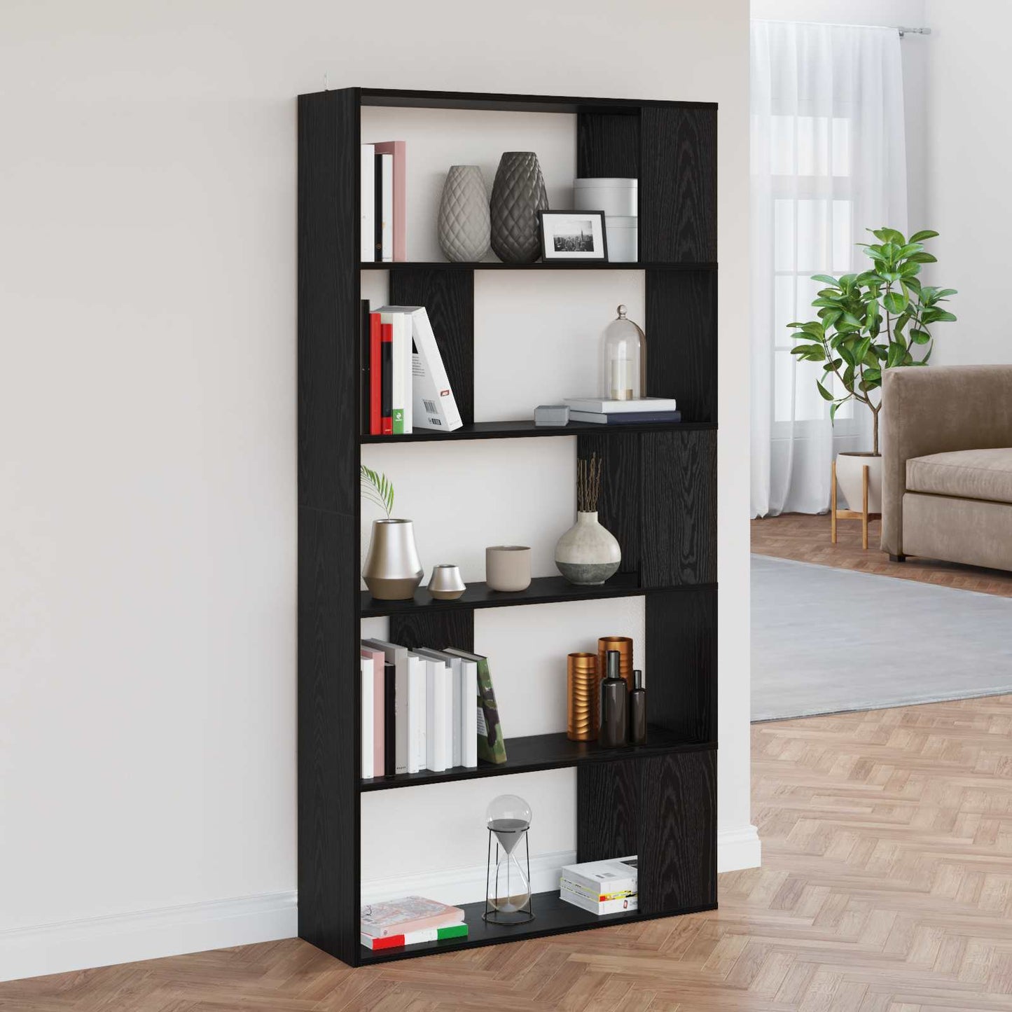Libreria/Divisorio 80X24X159 Cm Legno Ingegnerizzato