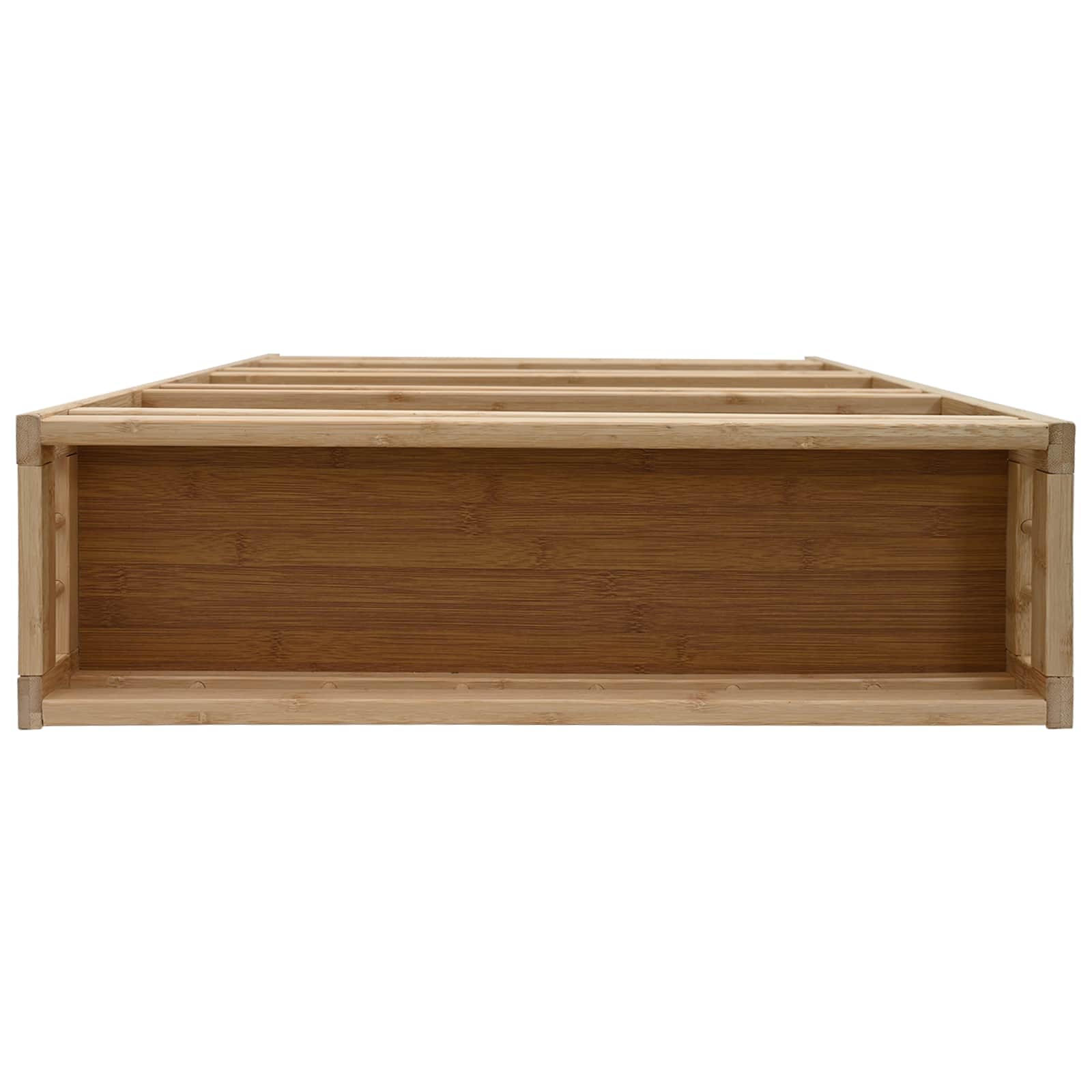Carrello Da Cucina Con Ruote Naturale 60 X 18 X 97 Cm Bambù
