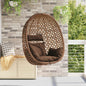 Sedia A Uovo Sospesa Senza Supporto Polyrattan