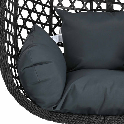 Sedia A Uovo Sospesa Senza Supporto Polyrattan