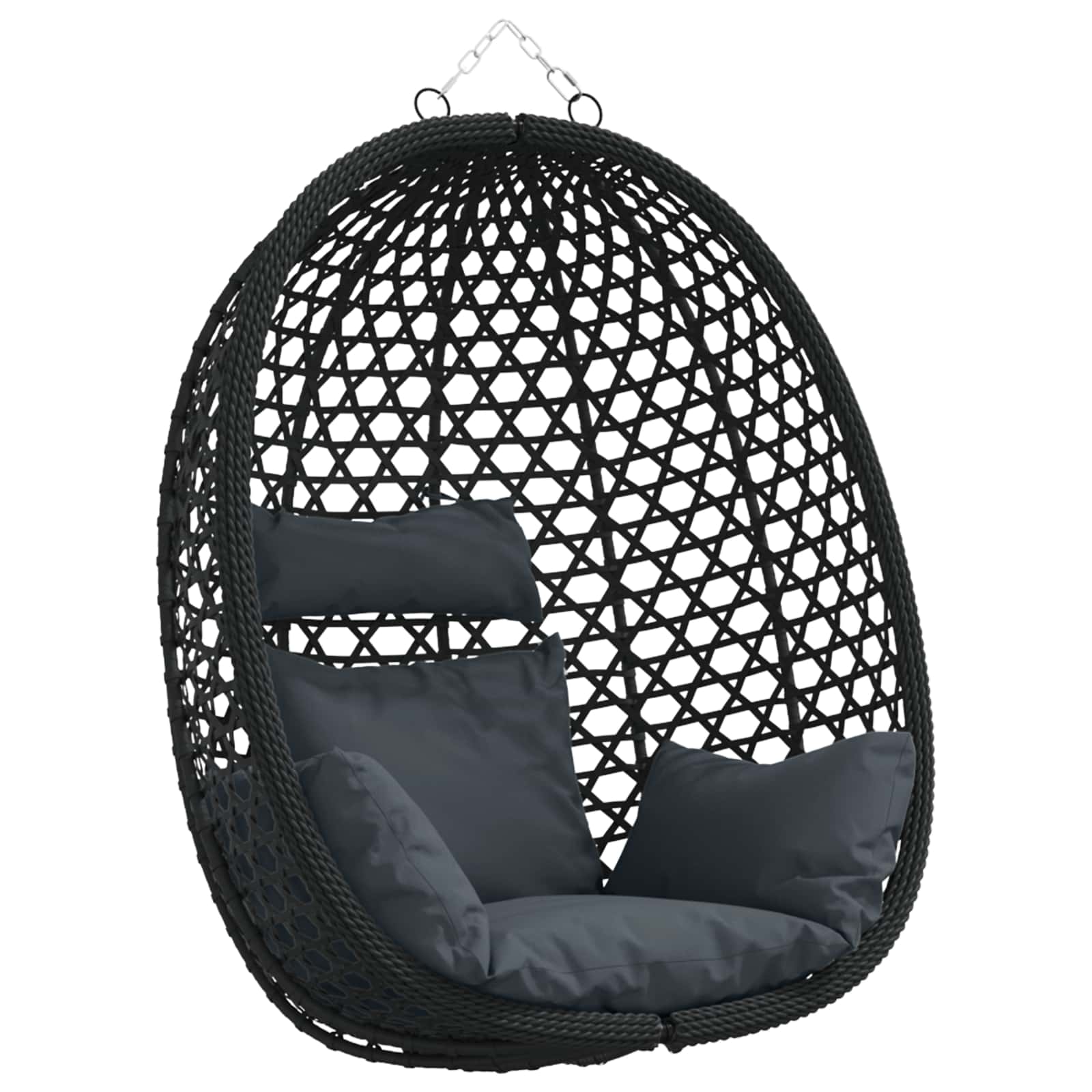 Sedia A Uovo Sospesa Senza Supporto Polyrattan