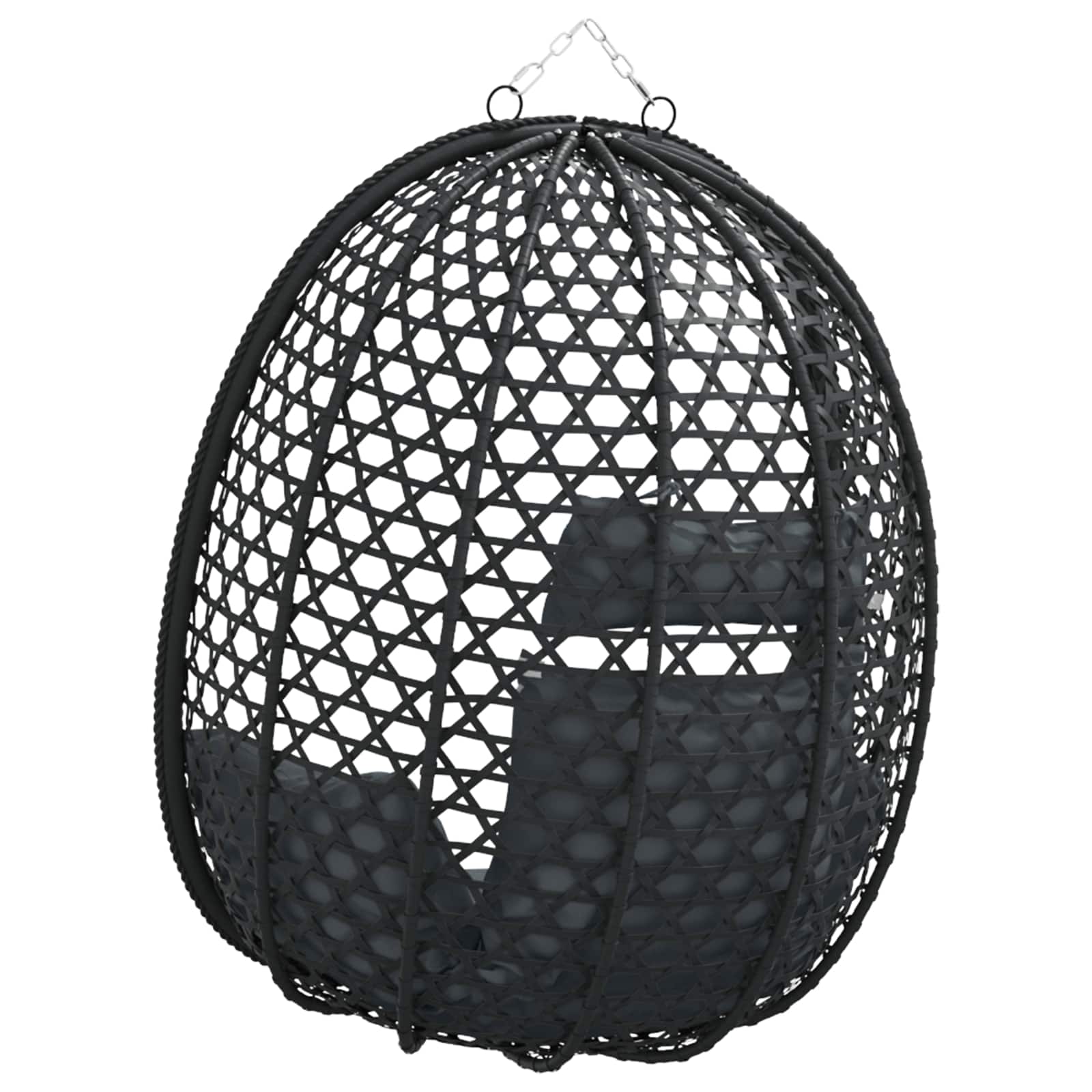 Sedia A Uovo Sospesa Senza Supporto Polyrattan