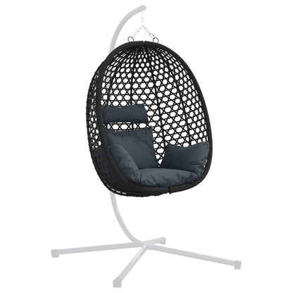 Sedia A Uovo Sospesa Senza Supporto Polyrattan