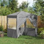 Tenda Party 250 X 250 X 240 Cm Pe E Acciaio