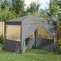 Tenda Party 250 X 250 X 240 Cm Pe E Acciaio