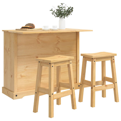 Set Isola Da Cucina Con Cassetto Corona 3 Pcs