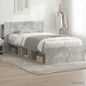 Telaio Del Letto Con Storage Grigio Cemento