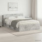 Telaio Del Letto Con Storage Grigio Cemento