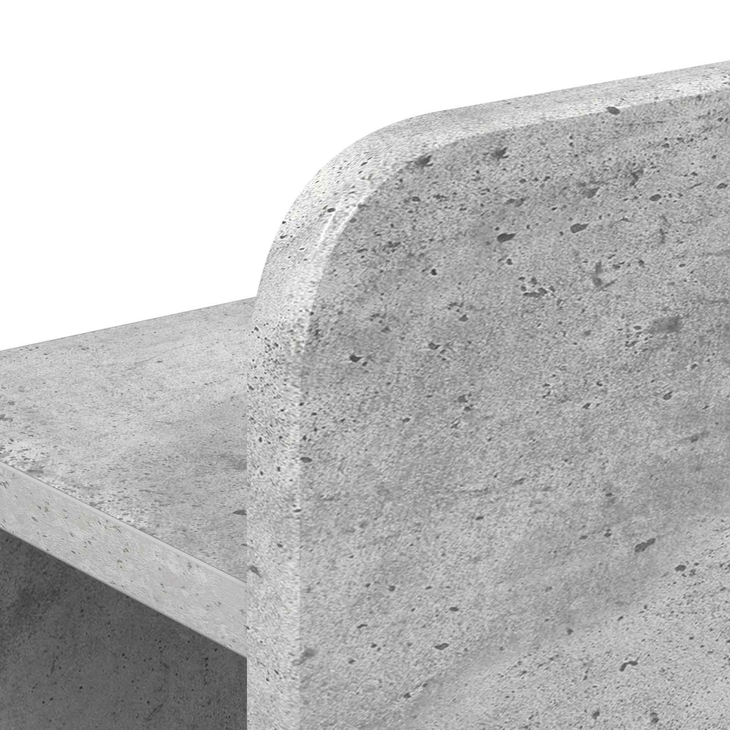 Telaio Del Letto Con Storage Grigio Cemento
