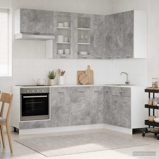 Unità Cucina Lyon 8 Pz Legno Ingegnerizzato