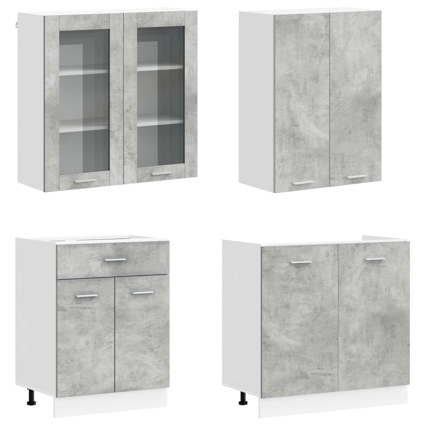 Unità Cucina Lyon 8 Pz Legno Ingegnerizzato