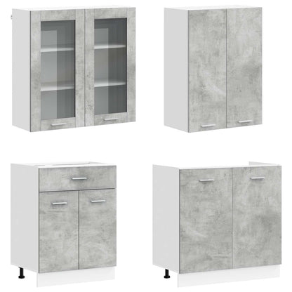 Unità Cucina Lyon 8 Pz Legno Ingegnerizzato