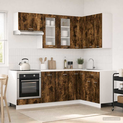 Unità Cucina Lyon 8 Pz Legno Ingegnerizzato